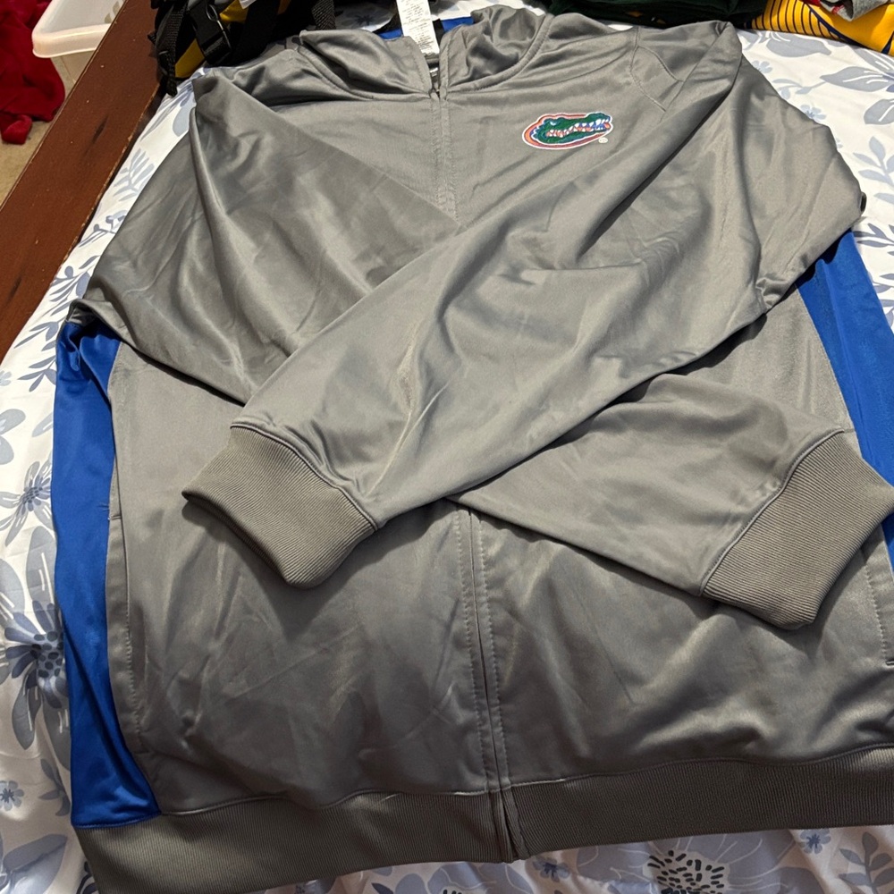 Gray and Blue Men's Jacket